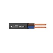 Cable 2x0.5mm² black (multicore, round) H03VV-F
