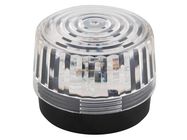 LED FLASHING LIGHT - CLEAR - 12 VDC - ° 100 mm
