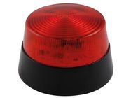 LED FLASHING LIGHT - RED - 12 VDC - ° 77 mm