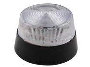 LED FLASHING LIGHT - CLEAR - 12 VDC - ° 77 mm