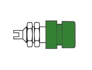 INSULATED 4mm SOCKETS / GREEN (BIL 20)