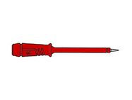 INSULATED TEST PROBE 4mm WITH SLENDER STAINLESS STEEL TIP / RED (PR▄F 2)