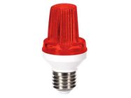 MINI LED STROBE LAMP - E27 SOCKET - 3 W - RED