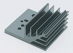 Heat sink 1000mm 4 K/W @ L=100mm black a-175-60-956