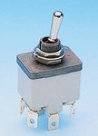 Industrial toggle switch (On)-Off-(On) 1-135-24-097