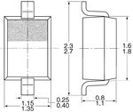 Zener diode SOD-323 4.7V 300mW-170-09-038