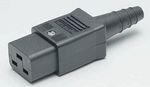 Cable appliance socket C19 Black-143-22-533