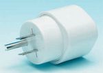 Adapter 3-pin/USA-DE White-143-40-444