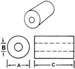 Ferrite toroidal core 43-158-74-136