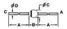 Rectifier diode 200V 3A DO-201-170-03-627