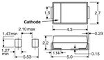 Schottky diode 1A 40V DO-214AC-170-21-967