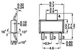 MOSFET N/25V 0.68A 350mW SOT-23-171-09-655