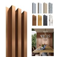 Deco wallpanel Copper-Copper, 1250 x 172mm, 3 lamella 30 x 40mm, HDF 3.2mm (4pcs)