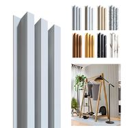 Deco wallpanel Grey-Grey, 1250 x 172mm, 3 lamella 30 x 40mm, HDF 3.2mm (4pcs)