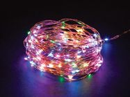 Microlight LED - 12 m - 120 multicolor lamps - copper wire - 4.5 V