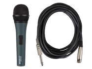 DYNAMIC MICROPHONE WITH CARRY CASE - BLACK