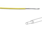 HOOK-UP WIRE - ø 1.4 mm - 0.2 mm² - FULL CORE - YELLOW