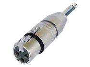 NEUTRIK - 3-POLE XLR FEMALE TO MONO 1/4" PLUG