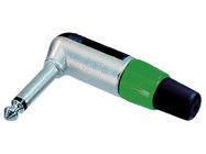 NEUTRIK - JACK PLUG CONNECTOR, 2-PIN MALE, 6.3ámm, 90░, NICKEL