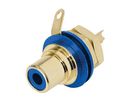 REAN - PHONO RECEPTACLE (RCA) - GOLD PLATED CONTACTS - BLUE