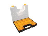 Plastic storage box with removable bins - 420x335x65 mm - 9,1 L