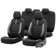 Car seat covers set OTOM LIMITED 102 BLACK/GREY 3-ZIP, OTOM