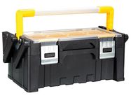 Plastic Toolbox with Removable Bins - 21 L