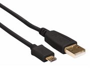 USB 2.0 A PLUG TO MICRO USB PLUG / COPPER / BASIC / 0.75 m / GOLD PLATED / M-M