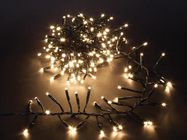 Mini Playlight firecracker LED - 2.8 m - 240 warm white lamps - green wire - 24 V