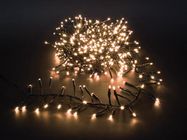 Mini Playlight firecracker LED - 5.6 m - 480 arizona white lamps - green wire - 24 V