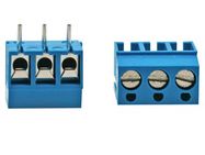 SCREW CONNECTOR PRINT, 3 POLES, BLUE