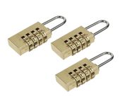 COMBINATION PADLOCK SET 3 x 20 mm