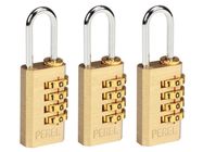 COMBINATION PADLOCK SET 3 x 20 mm