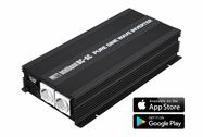 Voltage converter 12Vdc/230Vac 1000W(2000W) with sinusoidal output voltage and USB, LCD Intelligent