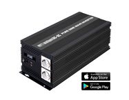 Voltage converter 12Vdc/230Vac 3000W(6000W) with sinusoidal output voltage and USB, LCD Intelligent