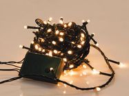 Sparkle Light LED - 8 m - 120 arizona white lamps - green wire - modulator