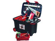 TAYG Toolbox on wheels with tray, 775x472x493 mm, 180 L