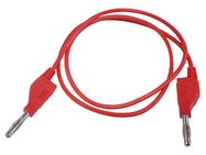 TEST LEADS (MOULDED BANANA PLUG 4mm) / RED