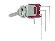 90░ VERTICAL SUBMINIATURE TOGGLE SWITCH SPDT ON-ON