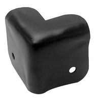 SPEAKER CABINET CORNER, BLACK METAL, 38 x 38mm x 90░ - 8pcs