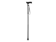 Walking cane foldable - black