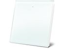 glass control module with 1 touch key, white