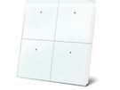 glass control module with 4 touch keys, white