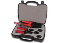 COAX TOOL SET, CRIMPING, CUTTING & STRIPPING TOOL