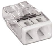 Terminal block 2x0.5-2.5mm² 400V 24A WAGO