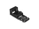 MOUNTING CARRIER - FOR 3-CONDUCTOR TERMINAL BLOCKS - 221 SERIES - 4 mm² - FOR SCREW MOUNTING - BLACK