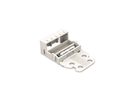 MOUNTING CARRIER - FOR 5-CONDUCTOR TERMINAL BLOCKS - 221 SERIES - 4 mm² - FOR SCREW MOUNTING - WHITE
