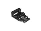 MOUNTING CARRIER - FOR 5-CONDUCTOR TERMINAL BLOCKS - 221 SERIES - 4 mm² - FOR SCREW MOUNTING - BLACK
