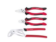 Wiha Pliers set Professional High-leverage combination pliers, water pump pliers, diagonal cutters 3-pcs. (26854)