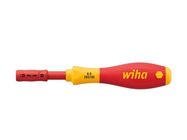 Wiha Screwdriver with bit holder SoftFinish« electric slimVario for slimBits (34577) 6 mm x 50 mm